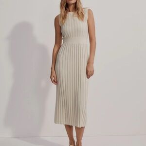Varley Florian Knit Dress in Birch